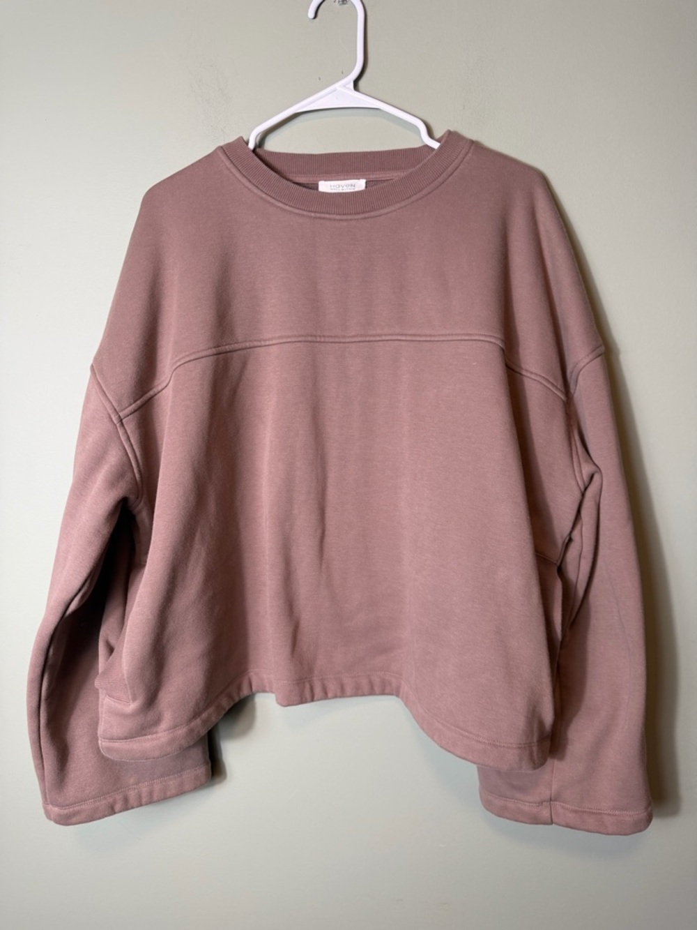 Haven Well Within Women's Oversized Crewneck Sweatshirt - Dusty Rose